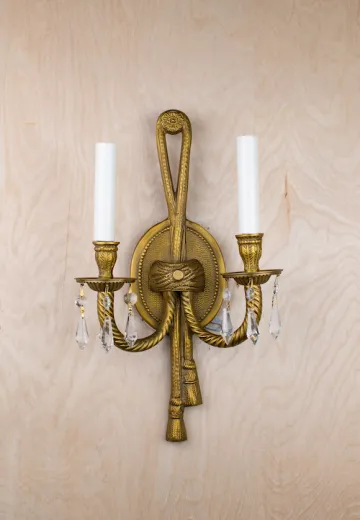 Traditional Two Candle Wall Sconce