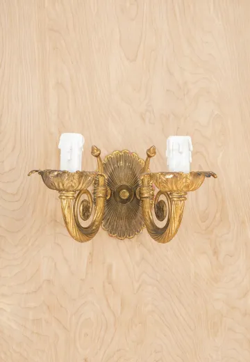 Two Candle Wall Sconce