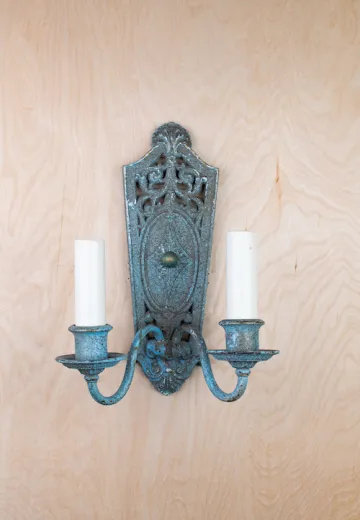 Two Candle Wall Sconce