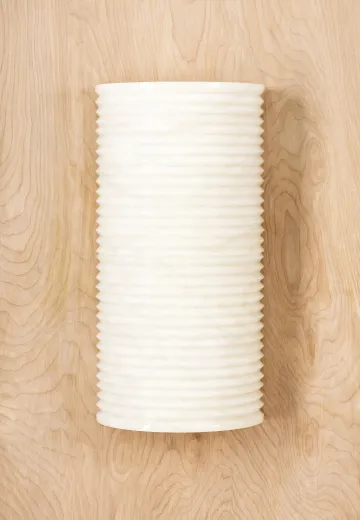 Ribbed Rounded Shade Wall Sconce