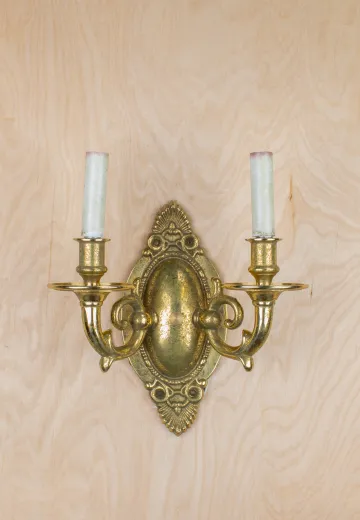 Two Candle Wall Sconce