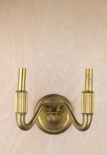 Transitional Two Candle Wall Sconce