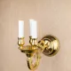 Three Candle Brass Wall Sconce #0