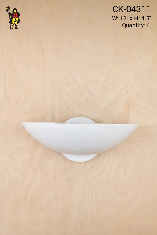 White Pocket Wall Sconce