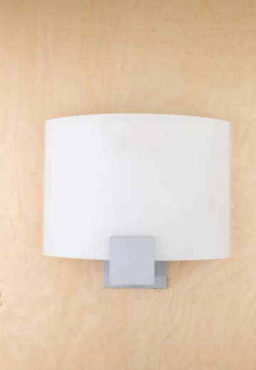 Curved Glass Wall Sconce