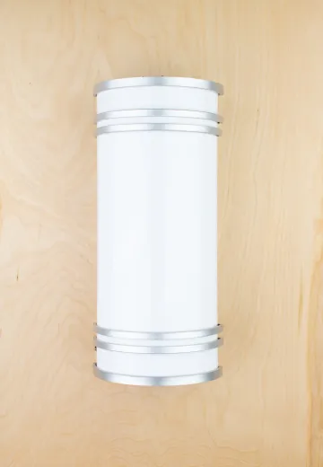 Nickel Pillar Wall Sconce
