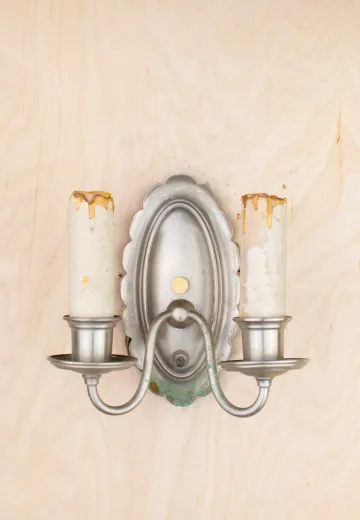 Two Candle Wall Sconce