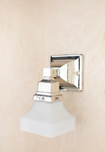 Chrome Single Down Light Wall Sconce