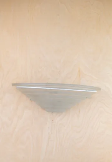 Glass Bowl Pocket Wall Sconce