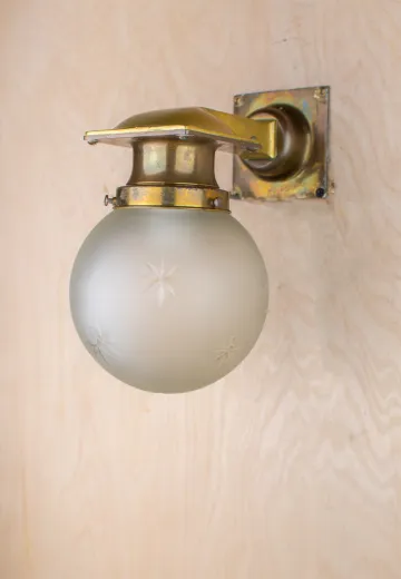 Brass Single Down Light Wall Sconce