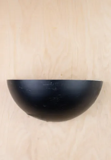 Black Half Moon Wall Sconce