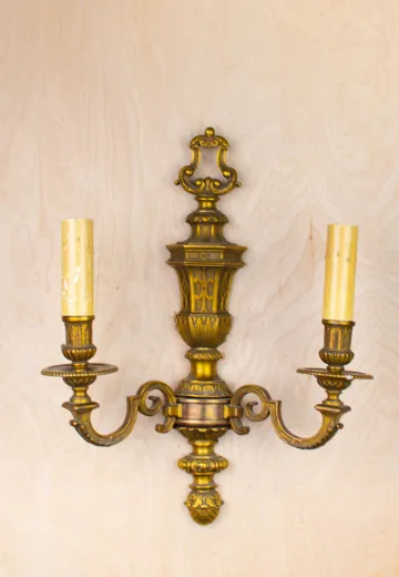 Two Candle Formal Wall Sconce