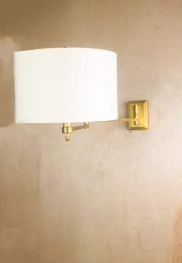 Adjustable Brass Wall Sconce