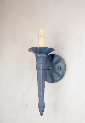 Gothic Single Candle Wall Sconce