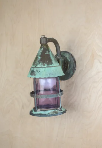 Small Distressed Wall Lantern