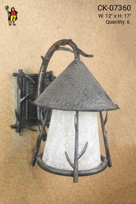 Whimsical Lantern Wall Sconce