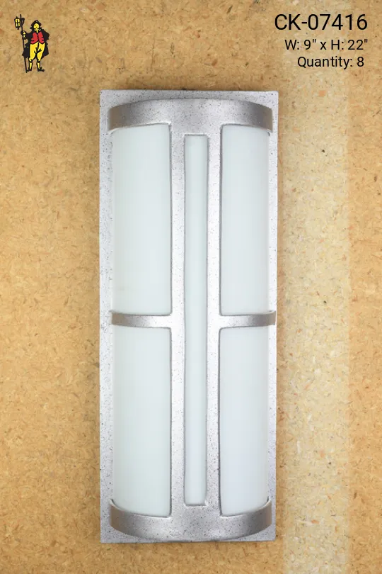 Mid Century Milk Glass Wall Sconce