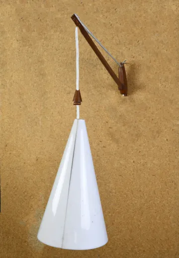 Plastic Pendant Shade Wall Sconce