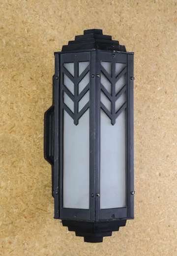 Black Deco Wall Sconce
