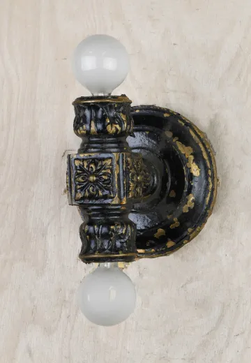 Two Light Distressed Wall Sconce