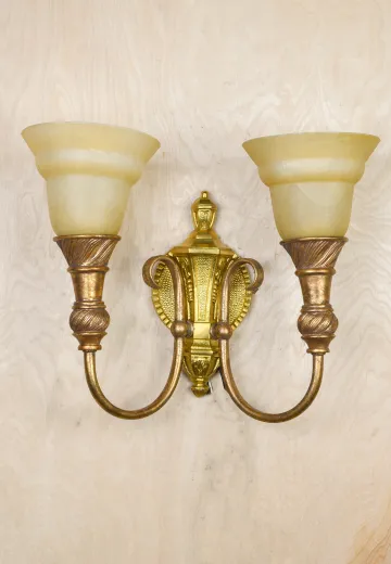 Deco Two Light Wall Sconce