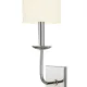 Polished Nickel Single Candle Wall Sconce #0