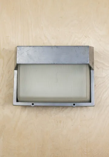 Metal & Glass Outdoor Wall Light