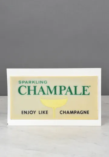 "Sparkling Champale" Sign