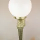 Torch Style Single Light Brass Wall Sconce #0