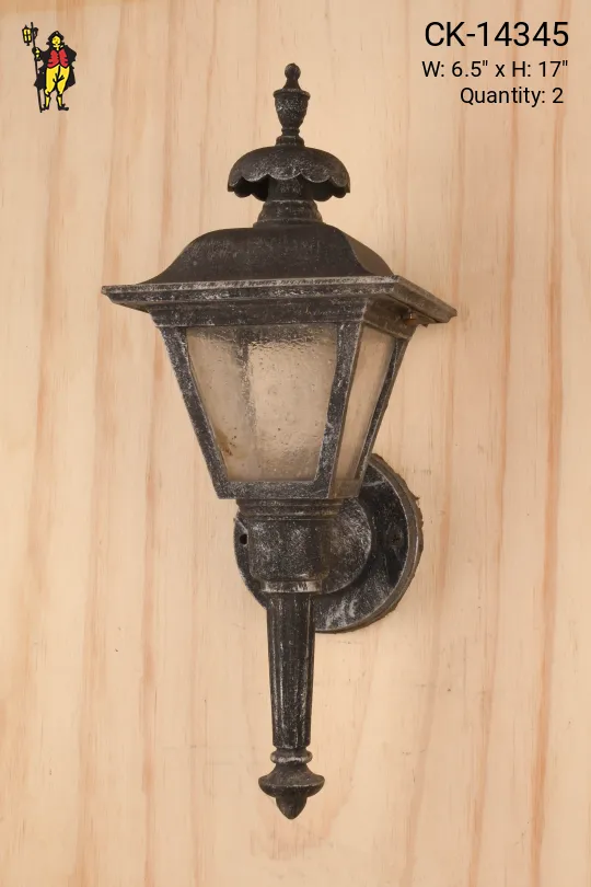 Distressed Iron Wall Lantern