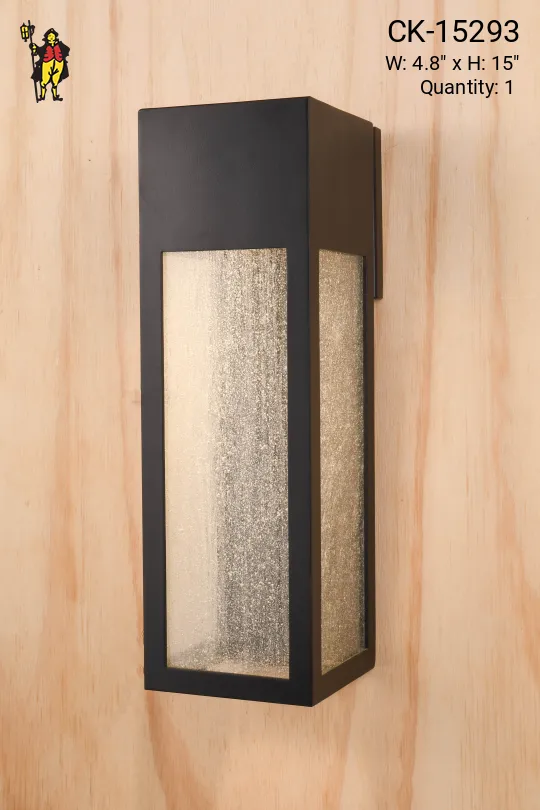 *LED* Black Exterior Wall Sconce