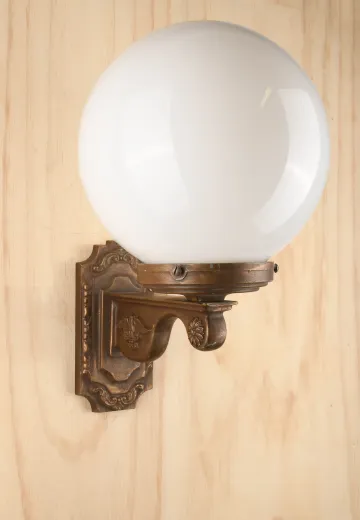 Single Light Municipal Wall Sconce