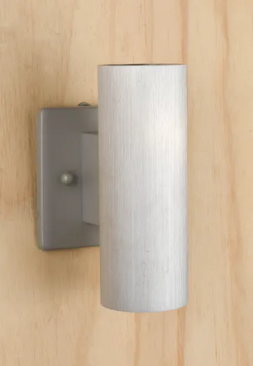 Small Nickel Up-Down Can Wall Light