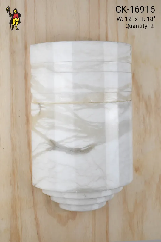 Marble Oversize Pocket Sconce