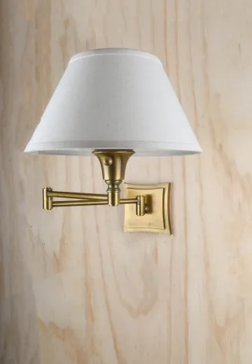 Brass Swing Arm Wall Sconce