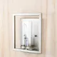 Nickel Square One Light Wall Sconce #0