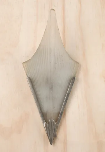 Nickel & Glass Deco Pocket Sconce