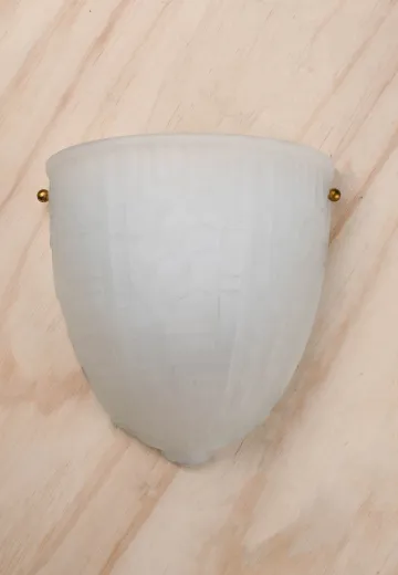 Molded Glass Pocket Sconce