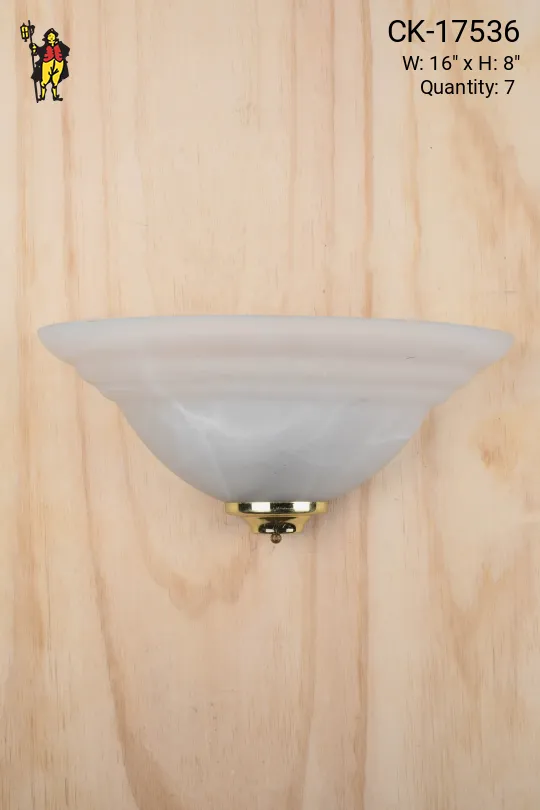 Simple Glass Pocket Wall Sconce