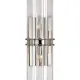 Cut Crystal & Polished Nickel Wall Sconce #1
