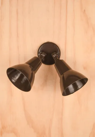 Bronze Two Headed Adjustable Wall Sconce