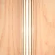 *LED* 28" Nickel Accented Glass Rod Wall Sconce #0
