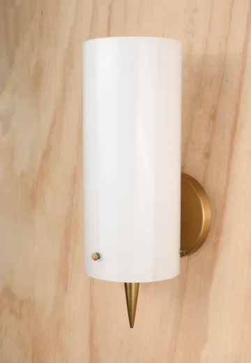 Brass & Glass Modern Wall Sconce