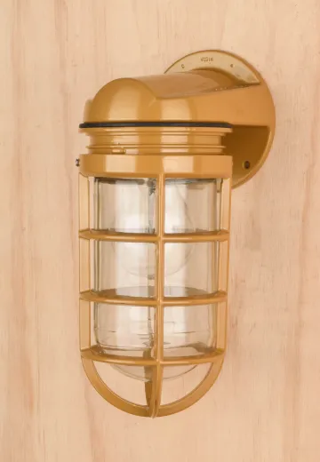 Gold Wall Mounted Vapor Light