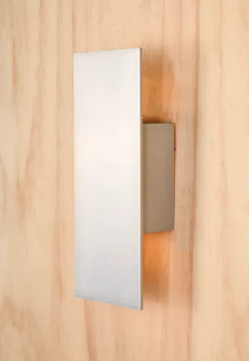 Modern Nickel Reflector Up-Down Wall Sconce