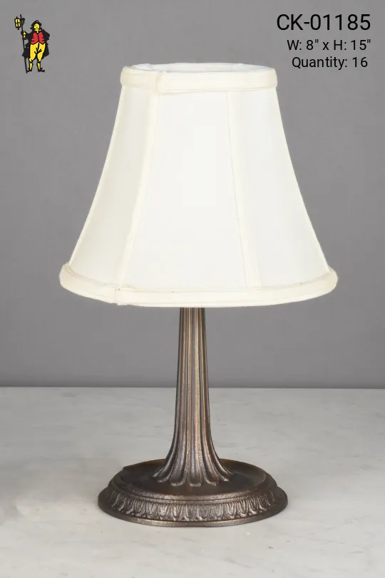 Bronze Plug In Cafe Table Lamp - Edison