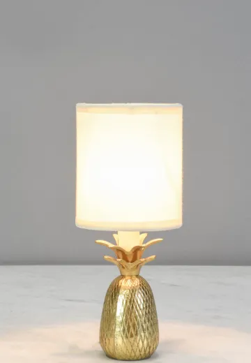 Pineapple Plug In Cafe Table Lamp - Candelabra