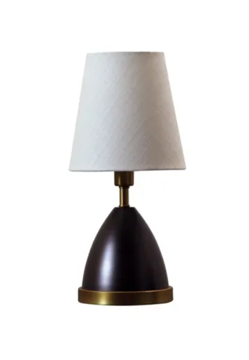Black & Brass Plug In Cafe Table Lamp - Candelabra