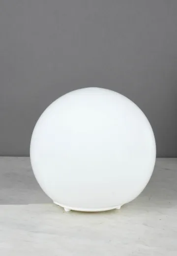 10" Glass Globe Plug In Cafe Table Lamp - Edison