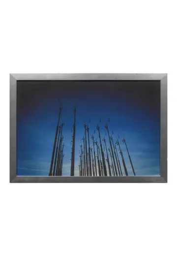 Framed Cleared Minimalist Weather Instruments Photograph